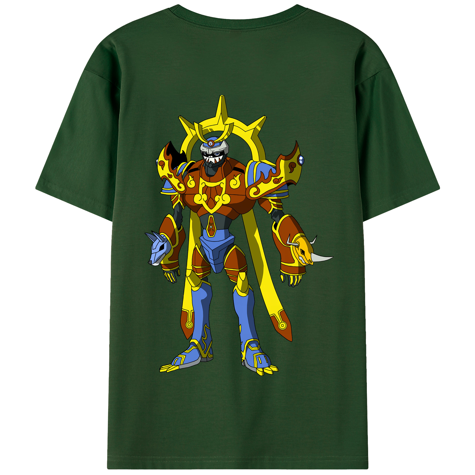 （画像用） Digimon デジタルモンスター/デジモン 綿100％半袖Tシャツ（背面プリント）